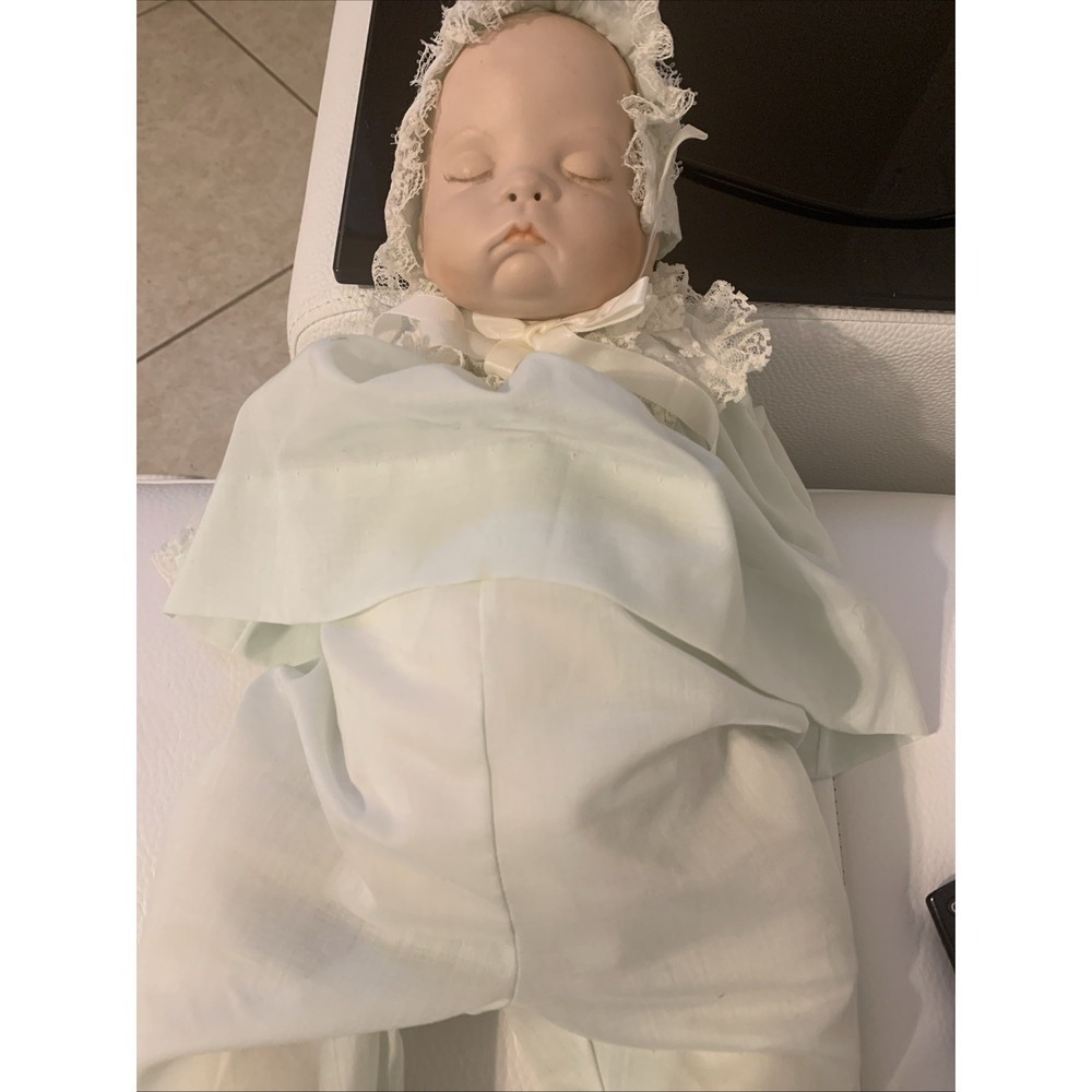 Vintage Sugar Britches Baby Doll Porcelain Sleeping 1986 Boots Tyner Design